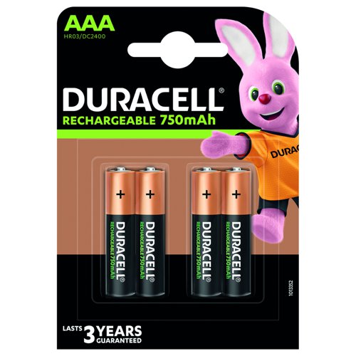 Duracell Recharge Plus Battery AAA (Pack 4) 81364750