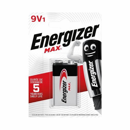 Energizer Max Battery 9V E300115900