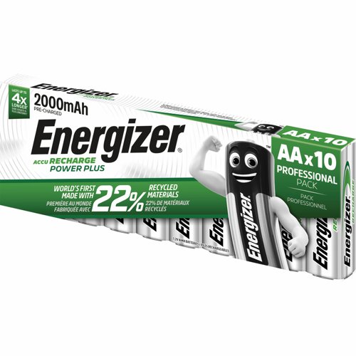 Energizer Rechargeable Battery AA 2000mAh (Pack 10) 634354