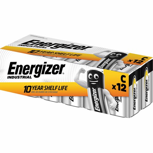 Energizer Industrial Battery C (Pack 12) 636107