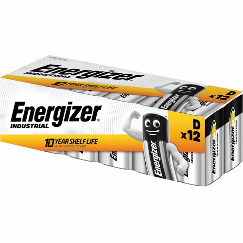Energizer Industrial Battery D (Pack 12) 636108