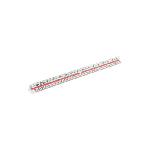 Linex Triangular Scale Rule 300mm 312 1:100:200:250:300:400:500