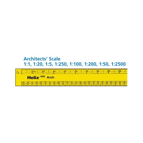 Architects Scale Rule 300mm
