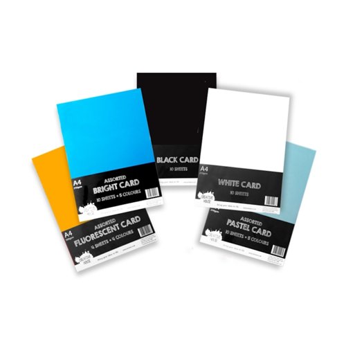 Plain Card A4 White 210gsm (Pack 10)