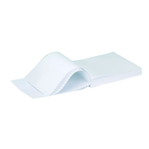 Listing Paper 3part 279x241mm Plain White 60gsm Standard Perforated (Pack 700)