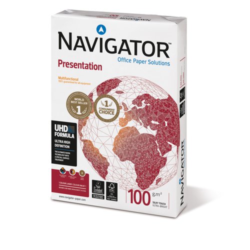 Navigator Presentation Paper A4 White 100gsm (500) 55045