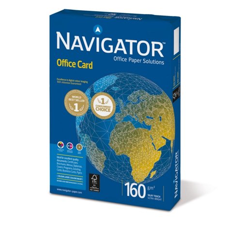 Navigator Office Card A4 160gsm White (Pack 250) PCO160F1