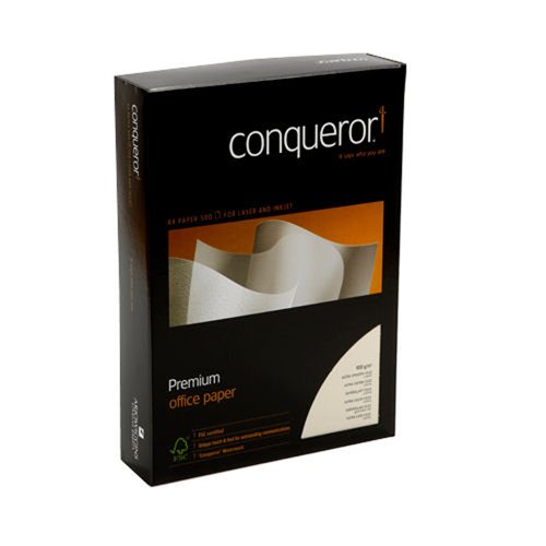 Conqueror Ultra Smooth CX22 Paper A4 Diamond White 100gsm (Pack 500) 20248 601343
