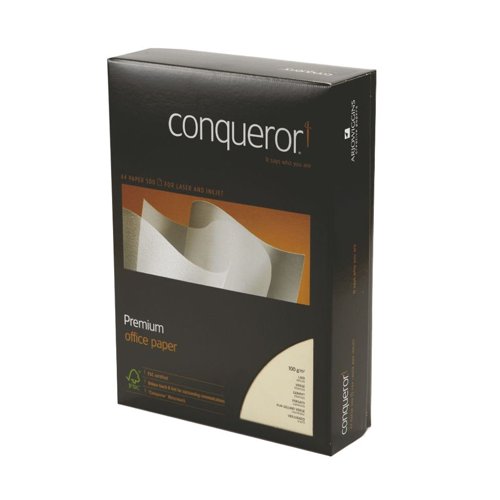 Conqueror Texture Paper A4 Vellum Laid 100gsm (Pack 500) 20261 601321