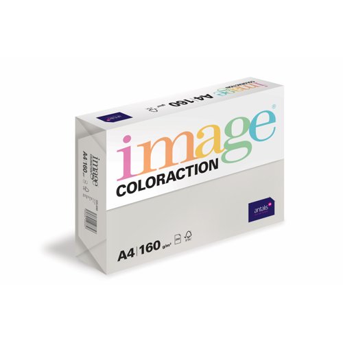 Image Coloraction Tinted Paper A4 160gsm Mid Grey Iceland (Pack 250) 89717 610985