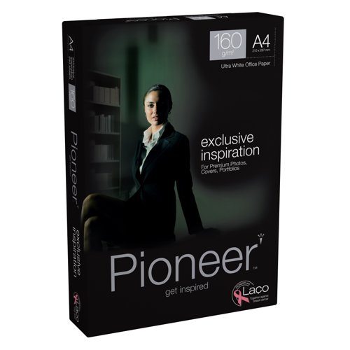 Antalis Pioneer Paper A4 160gsm White (Pack 250) 59905 615585