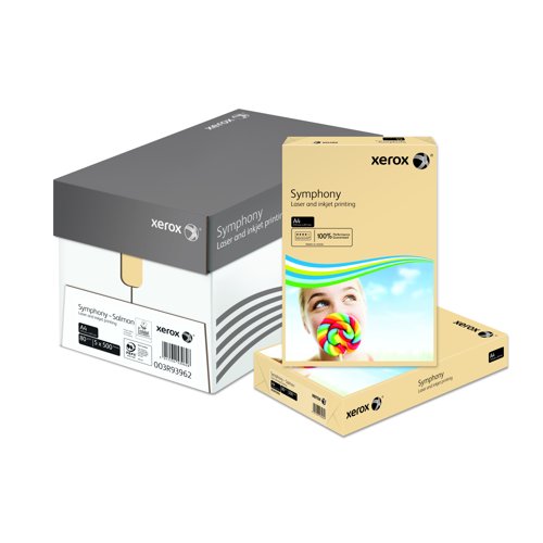 Xerox Symphony Pastel Paper A4 80gsm Salmon (Pack 500) 003R93962 617549