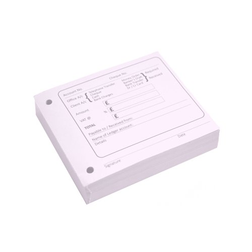 Kingswood Cash Debit/Credit Block Pad Pink