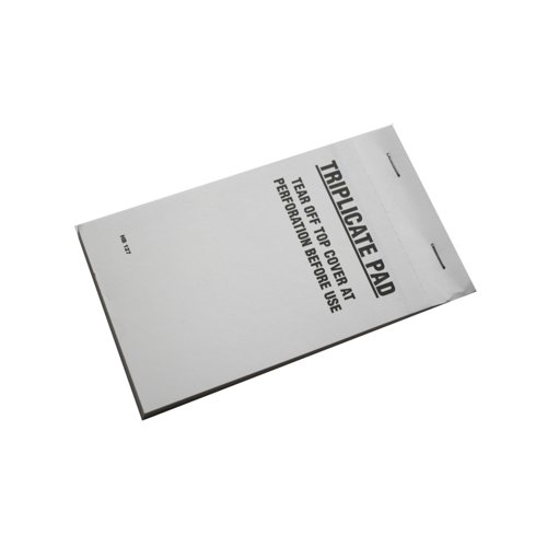 Restaurant Pad 165x95mm Carbon Triplicate (Pack 10)