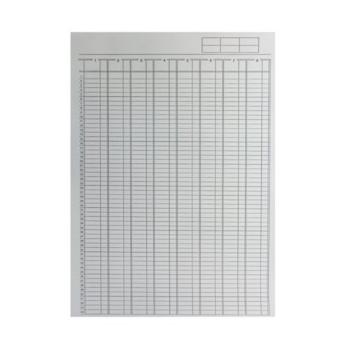 Analysis Pad 8 Column A4