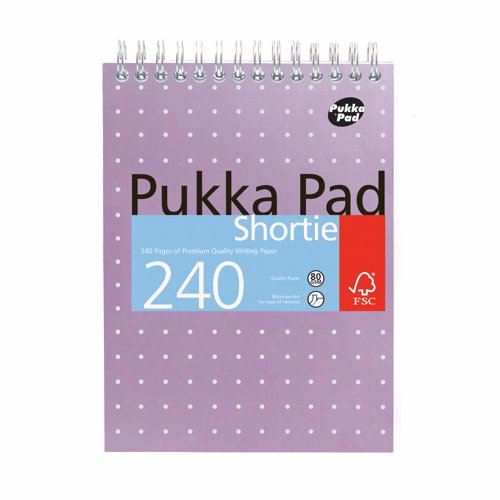 Pukka Pad Metallic Shortie Pad 178x235mm 240pages SM024