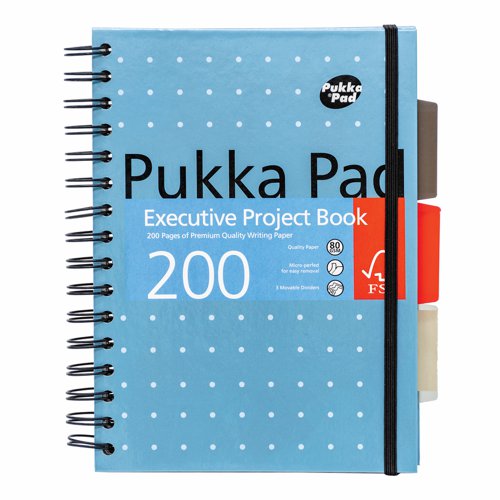 Pukka Pad Executive Metallic Project Book A5 200pages 6336-MET
