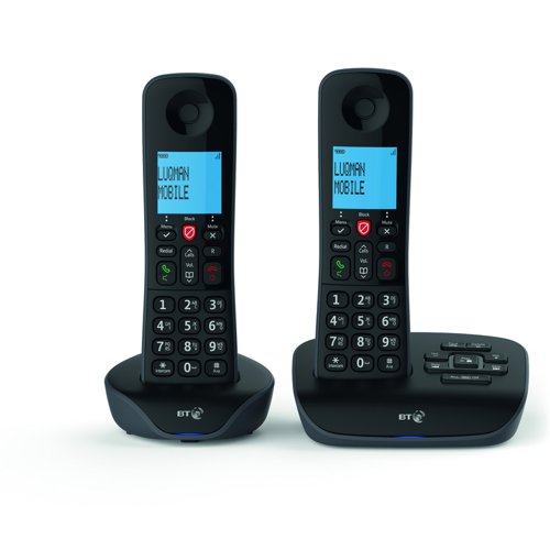BT Essential 1 DECT Callblocker Telephone/Answer Machine Twin 90658