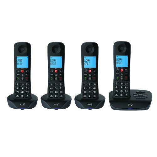 BT Essential 1 DECT Callblocker Telephone/Answer Machine Quad 90660