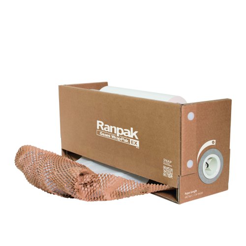 Geami WrapPak Die Cut Kraft Paper in Dispenser 93557 623643