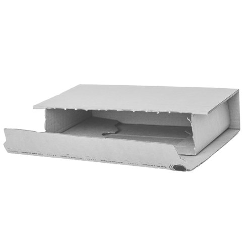 Postal Box Self Adhesive Strip & Open Tab 251x165x60mm White (Pack 1000) PPB-W