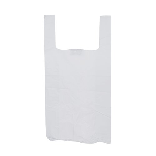 ProPac Plastic Carrier Bag 510x272x140mm White (Pack 1000) PWCHDV