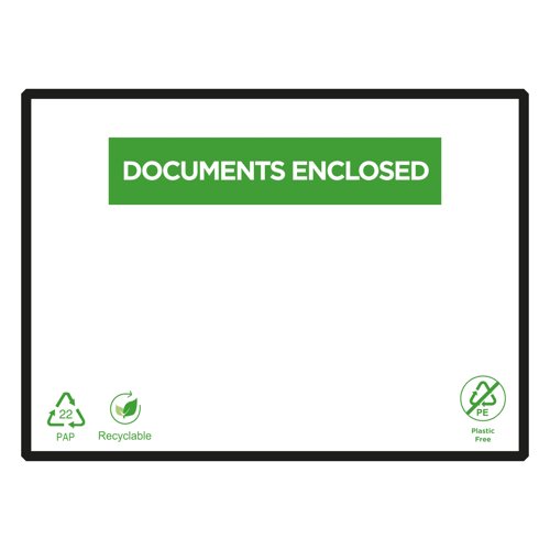 Blake Vita Paper Documents Enclosed Wallets C5 (Pack 1000) PAPDE42