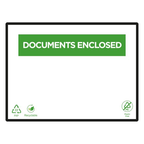 Blake Vita Paper Documents Enclosed Wallets C4 (Pack 500) PAPDE52