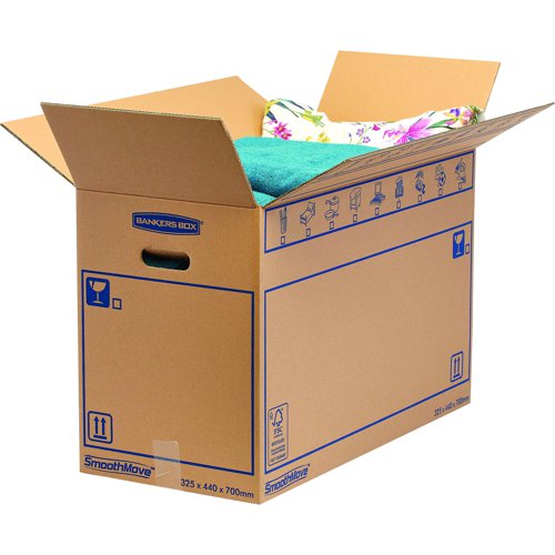Fellowes Bankers Box SmoothMove Everyday Moving Box 100 Litre 330x705x450mm (Pack 10) 6208401
