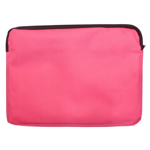 Canvas Zip Bag A4 Pink BAGCANA4PK
