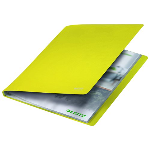 Leitz Recycle Display Book 20 Pocket A4 Yellow 46760015