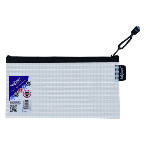 Snopake EVA Mesh Zippa Bag DL Black (Pack 3) 15837