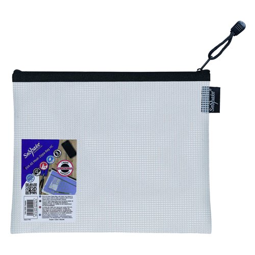 Snopake EVA Mesh Zippa Bag A5 Black (Pack 3) 15838