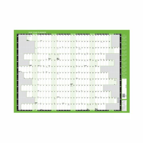 Compact Year Planner Unmounted 2026