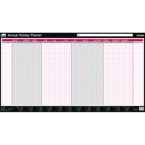 Sasco Annual Holiday Year Planner 2026 Unmounted 2410277