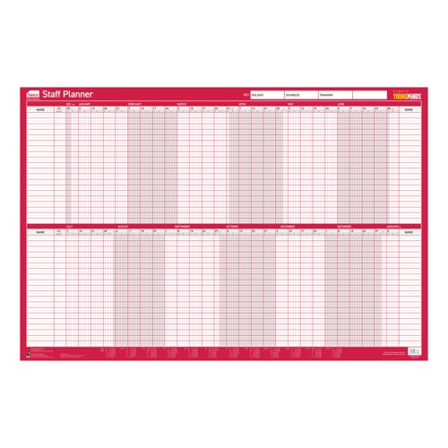 Sasco Staff Planner 2027 Unmounted 2410300