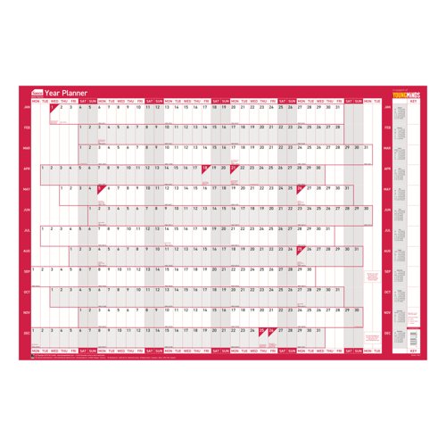 Sasco Compact Year Planner 2027 Landscape Unmounted 2410291