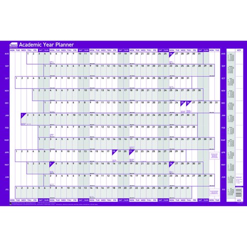 Sasco Academic Year Planner 2026/2027 Mounted 2410273