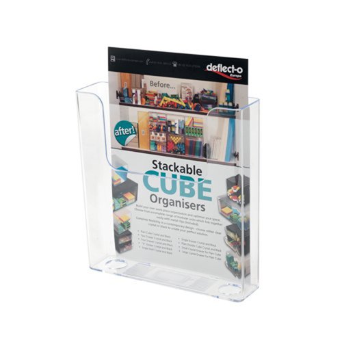 Flatback Literature Holder Clear A5 76301