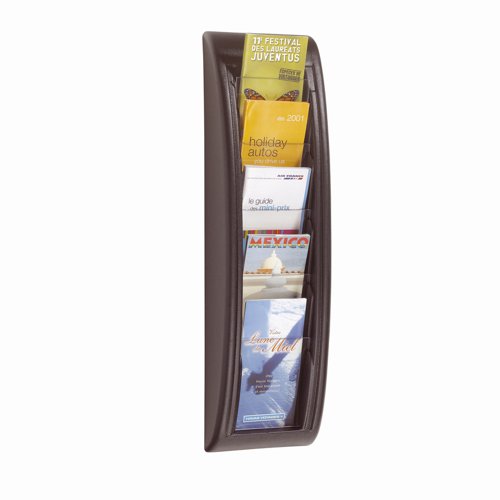 Fastpaper Easy Display System Wall Pocket 1/3 A4 Black 4062.01
