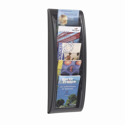 Fastpaper Easy Display System Wall Pocket A5 Black 4063.01
