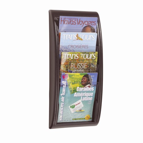 Fastpaper Easy Display System Wall Pocket A4 Black 4061.01