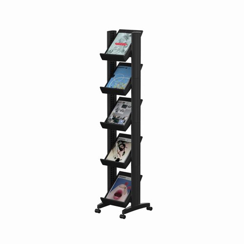 Fastpaper Mobile Display 350x382x1650mm Black 259.01