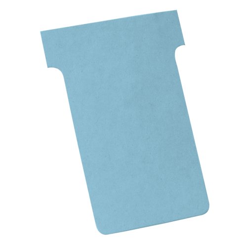 Nobo T-Cards A50 Size 2 Light Blue (Pack 100) 2002006