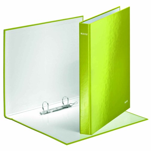 Leitz WOW Ring Binder A4+ 25mm Green (Pack 10) 42410054