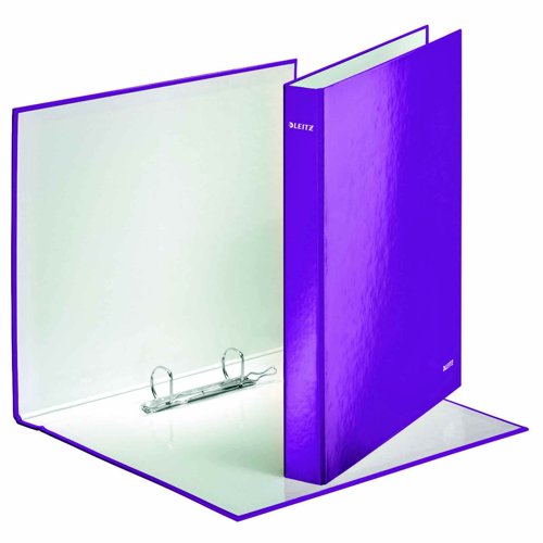Leitz WOW Ring Binder A4+ 25mm Purple 42410062