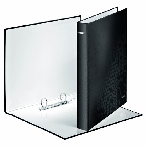 Leitz WOW Ring Binder A4+ 25mm Black (Pack 10) 42410095