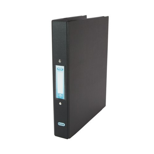 Elba 2-Ring Binder A4 Black (Pack 10) 400001512