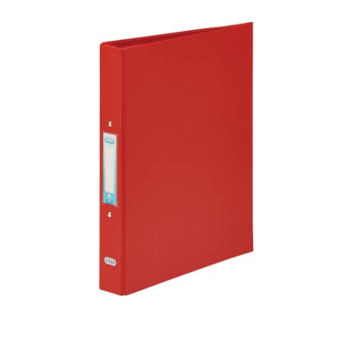 Elba 2-Ring Binder A4 Red (Pack 10) 400001511