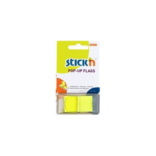 Pop-Up Repositionable Tabs Yellow (Pack 50)